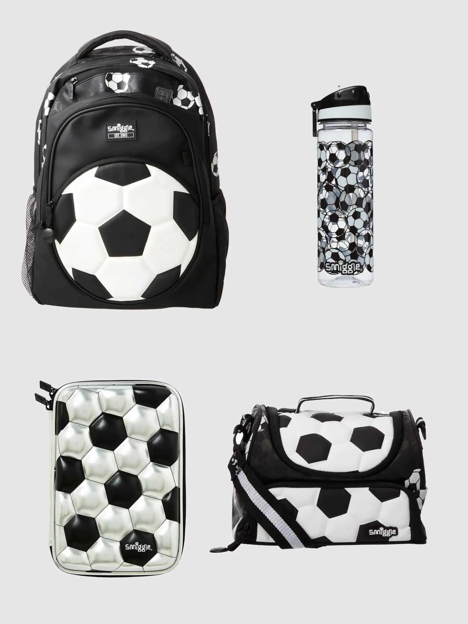 Smiggle - Goal 4 Parçalı Okul Çantası Seti 