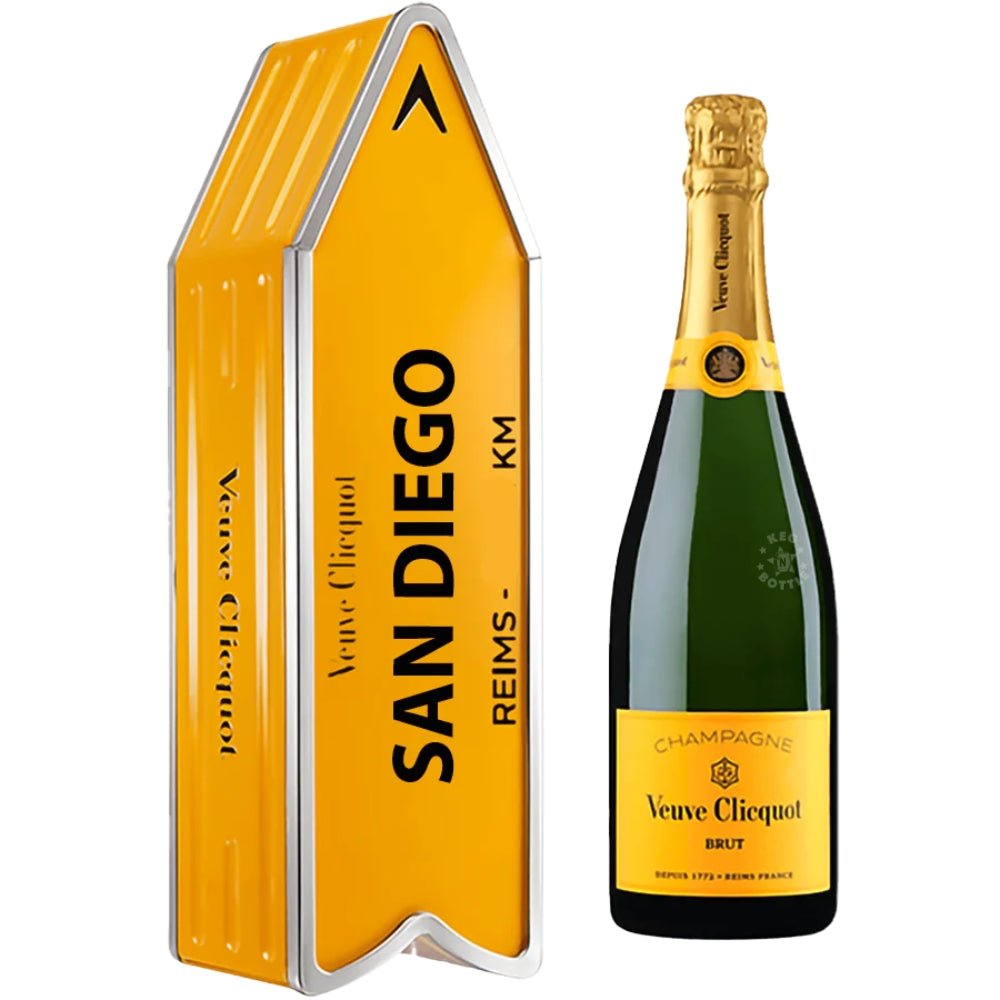 Veuve Clicquot Brut Champagne – San Diego Arrow Tin (750 ml)