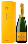 Veuve Clicquot Yellow Label Champagne With Gift Box, 75 cl