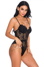 Belted Lace Teddy