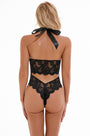 V-Cut Lacy Teddy Lingerie