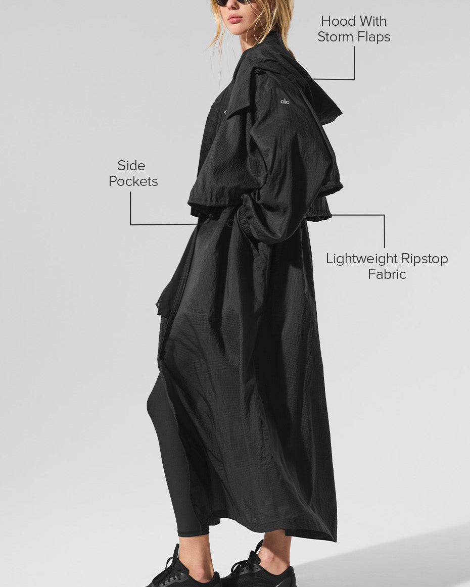 Game Time Trench - Black