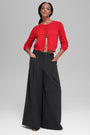 Main Act Wide Leg Trouser - Black