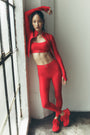 Airlift High-Waist Ignite 7/8 Legging - Bright Red