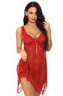 Ruffled Mesh Babydoll