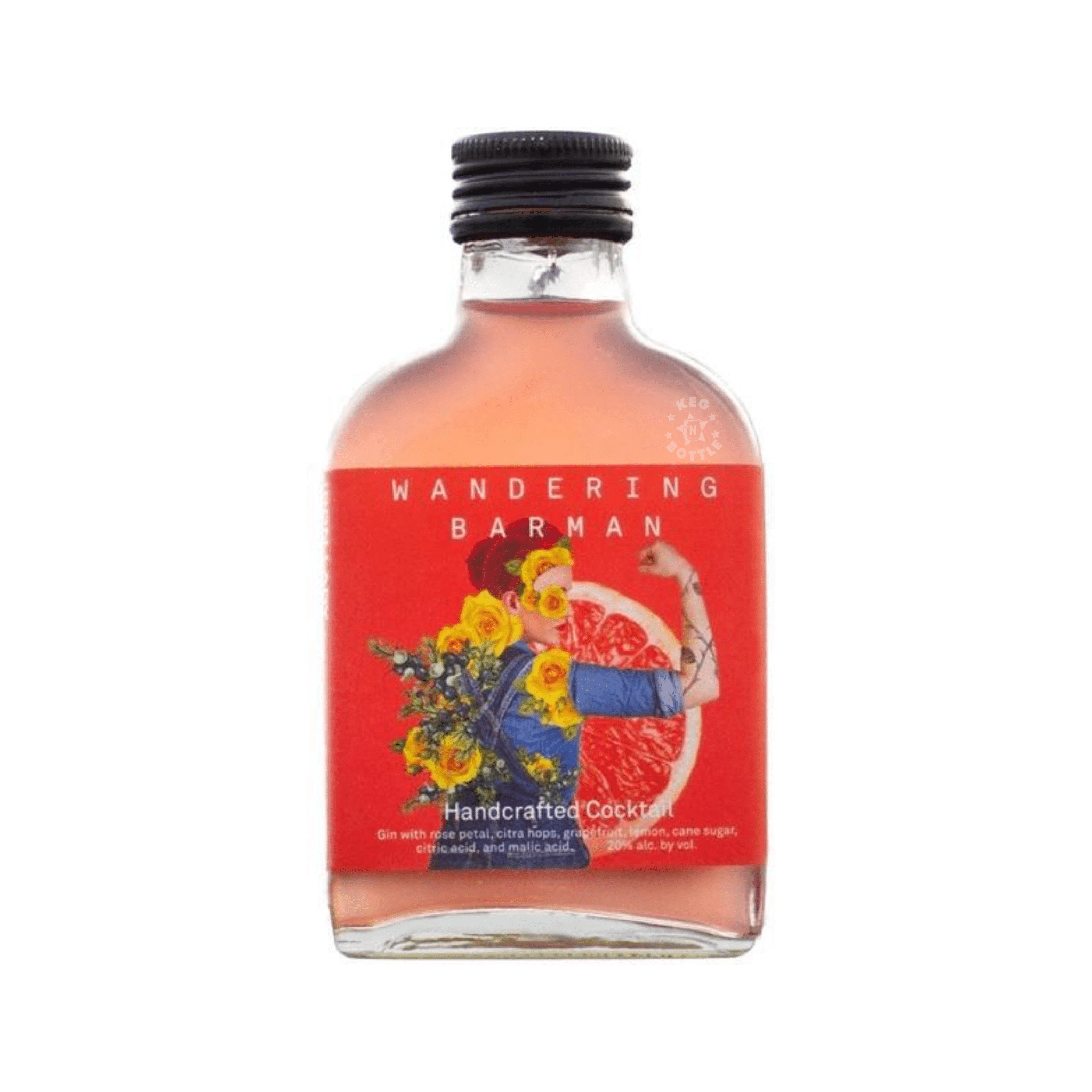 Wandering Barman Iron Lady Rose Gin & Hops Sling Cocktail (100 ml)