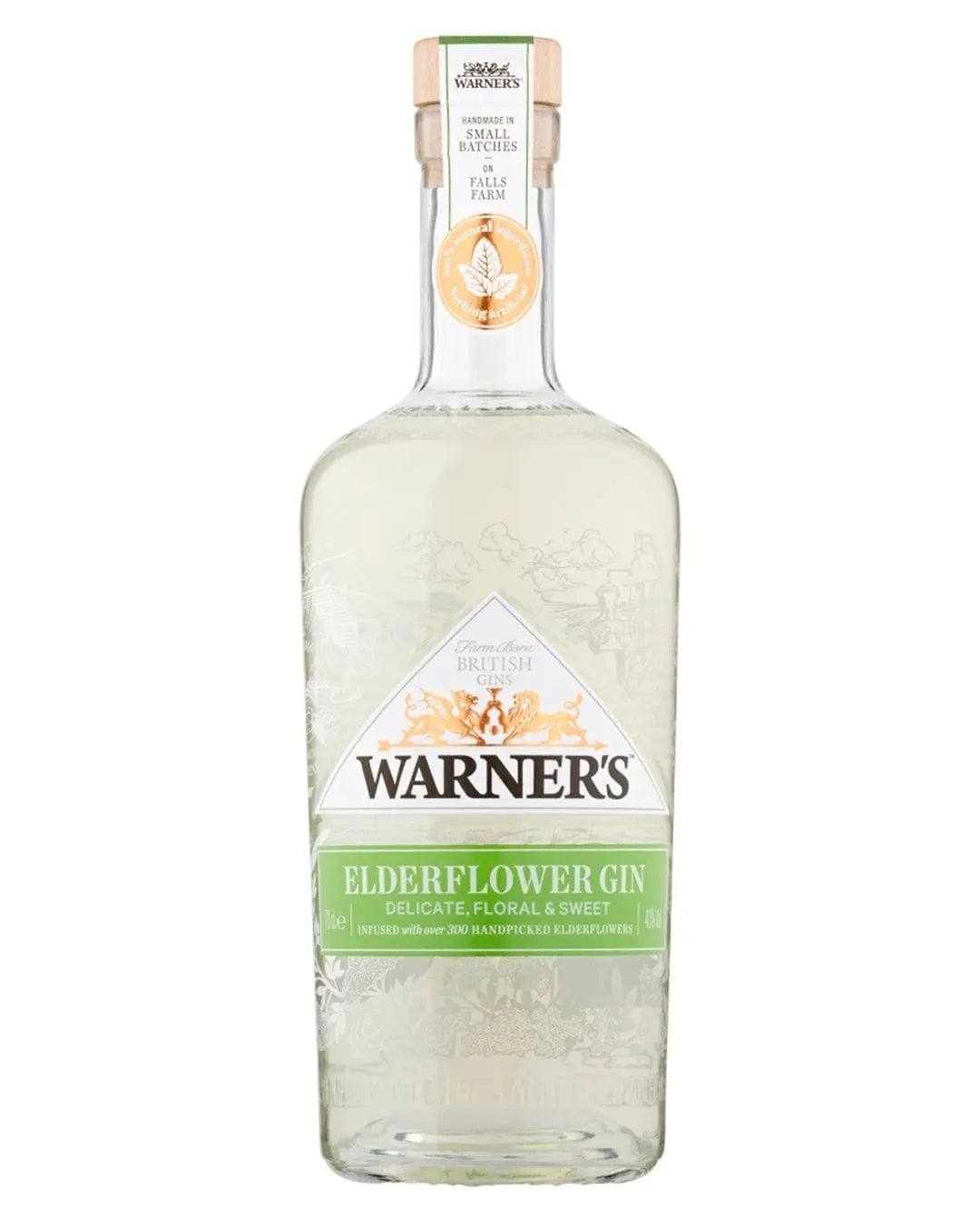 Warner's Elderflower Gin, 70 cl