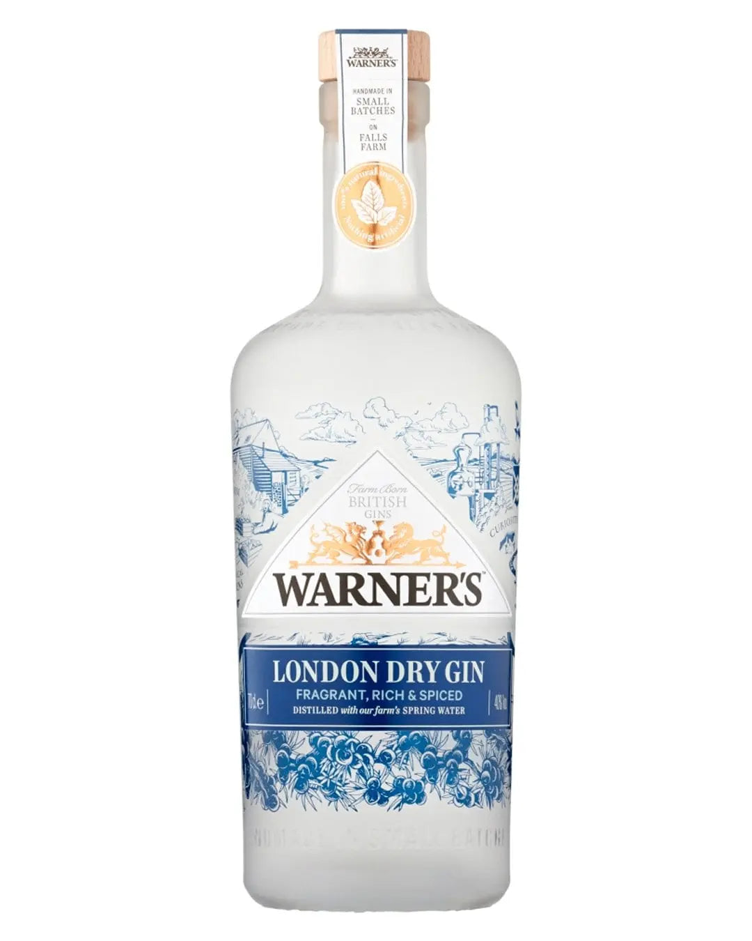 Warner’s London Dry Gin, 70 cl