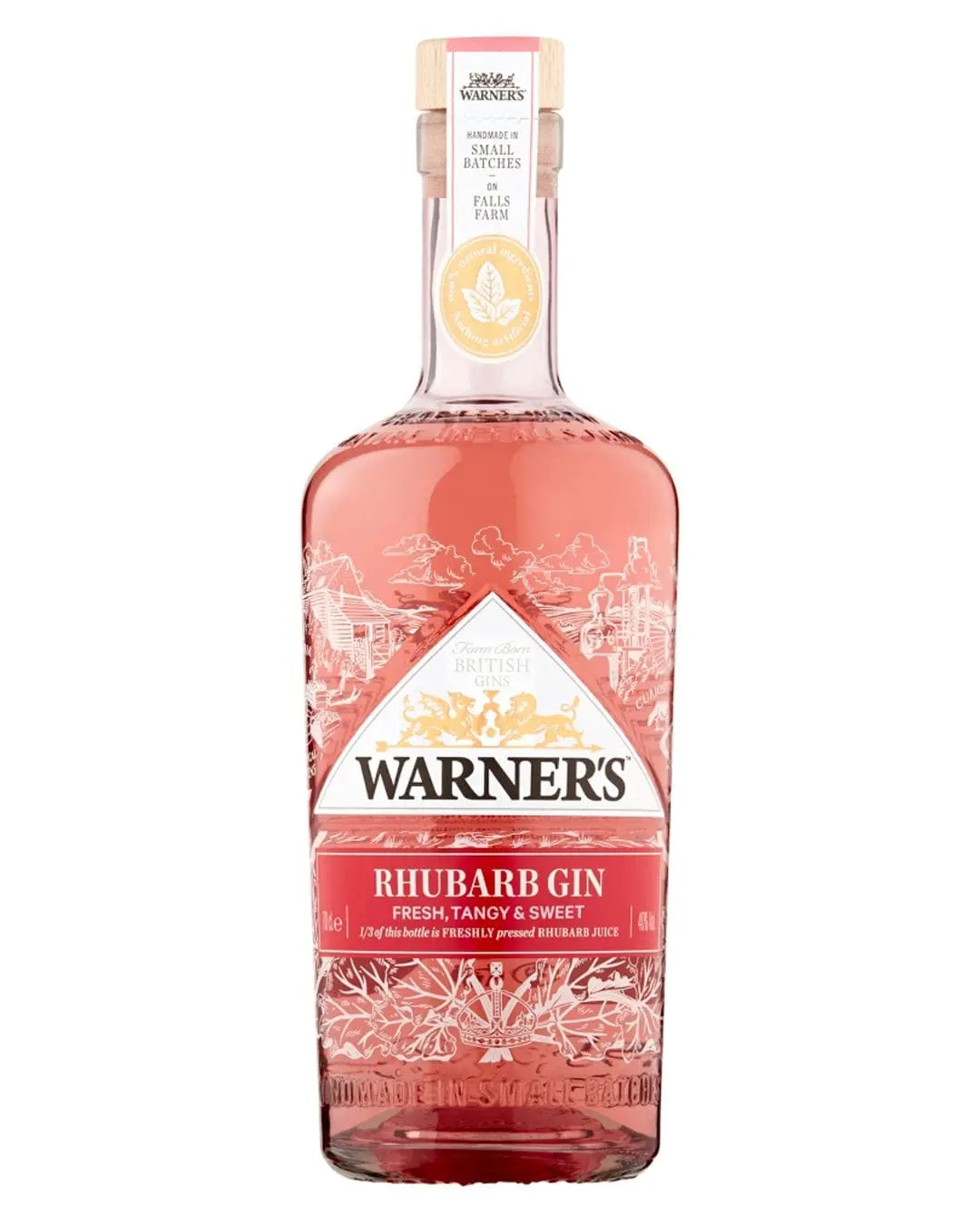 Warner's Rhubarb Gin, 70 cl