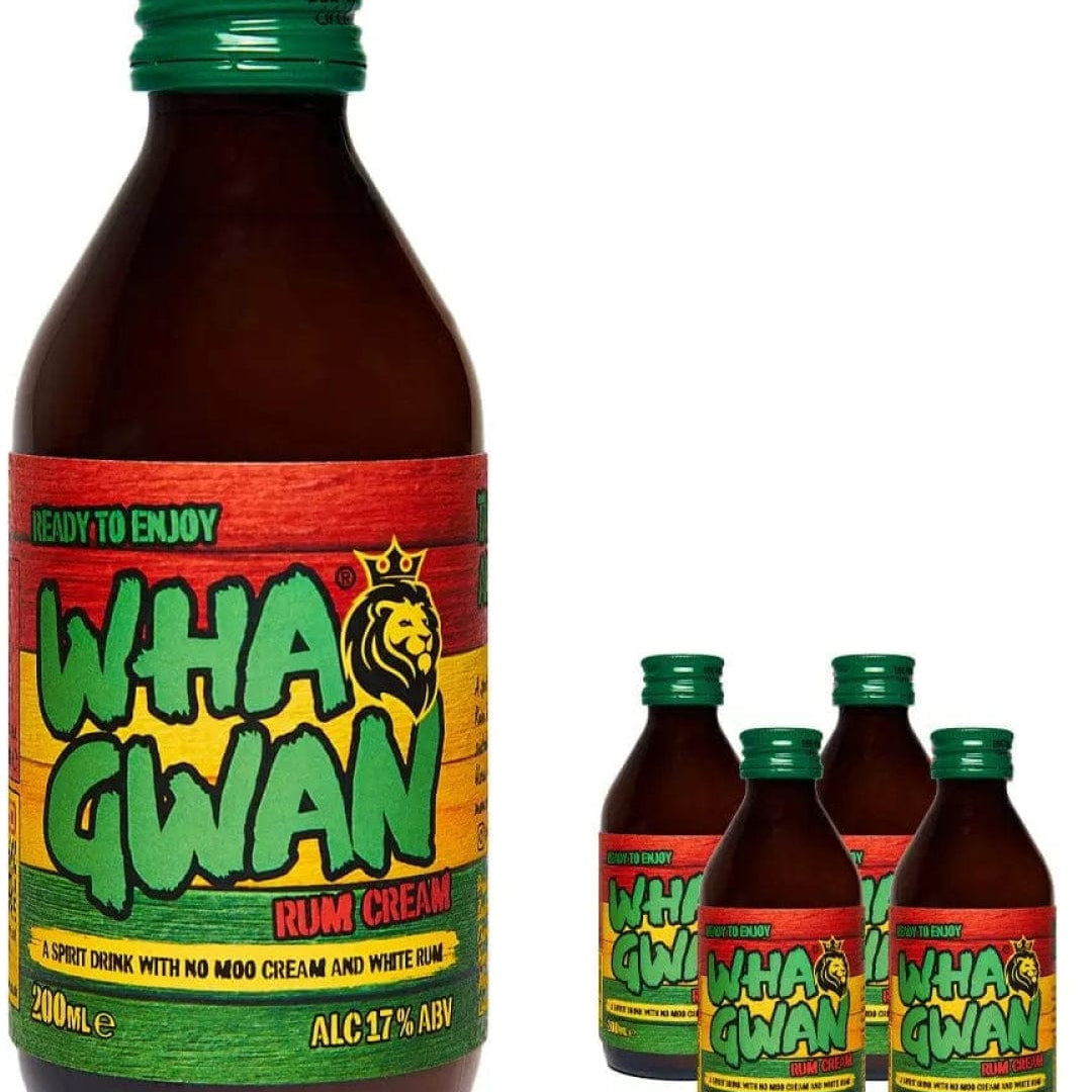 Wha Gwan Rum Cream Multipack, 4 x 200 ml