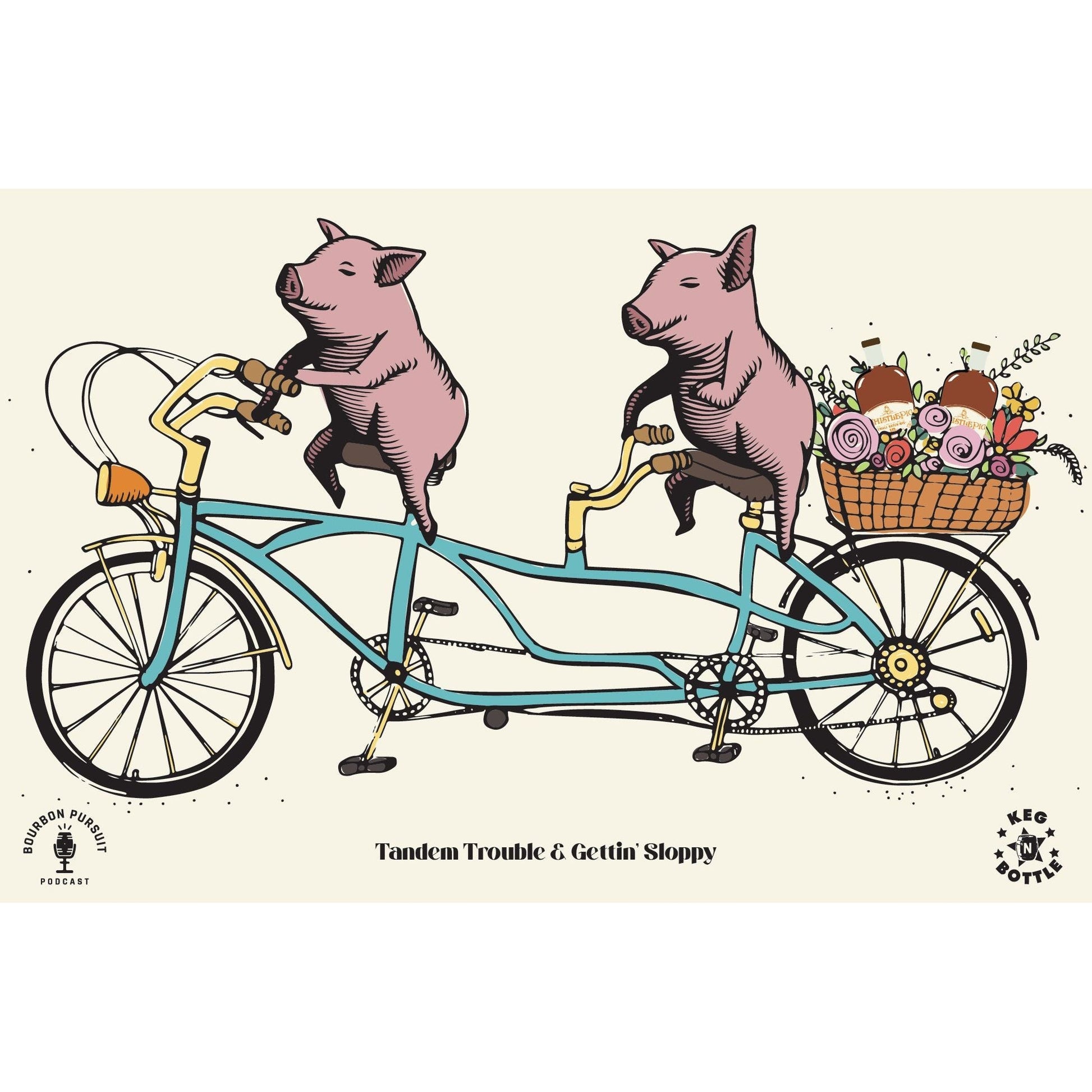 WhistlePig 10 Year Old Rye Barrel #81757 ("Tandem Trouble") - Bourbon Pursuit & Keg N Bottle Barrel Pick 750 ml