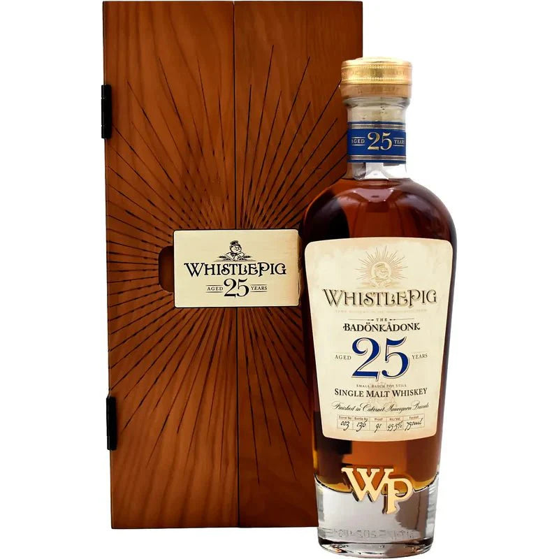 Whistlepig 25 Year Badonkadonk Silver Oak Single Malt Whiskey (750 ml)