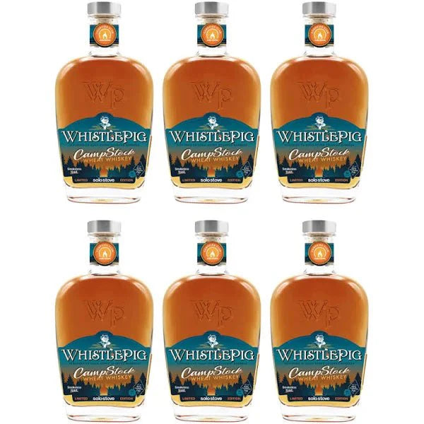 WhistlePig CampStock Toasted Barrel Wheat Whiskey (6x750 ml)