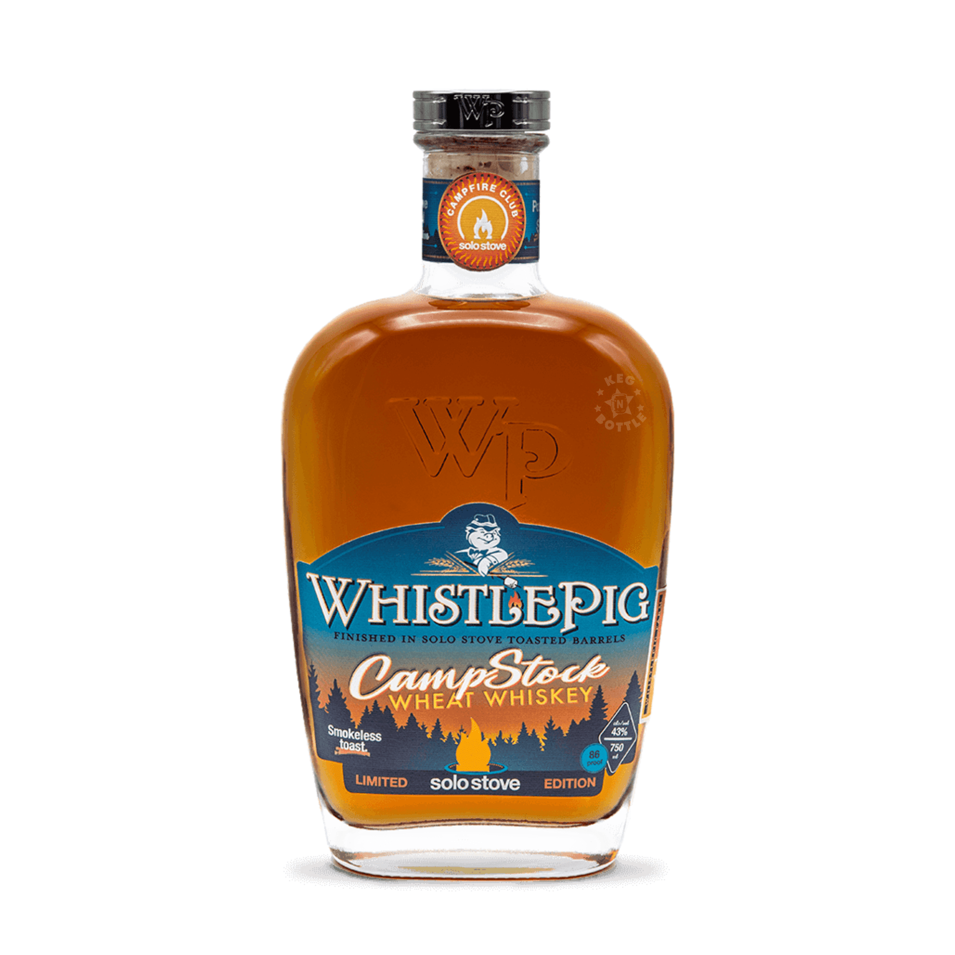WhistlePig CampStock Toasted Barrel Wheat Whiskey (750 ml)