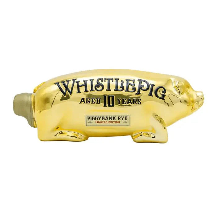 WhistlePig Limited Edition 10 Years Aged Gold Edition Piggybank Rye (1L)