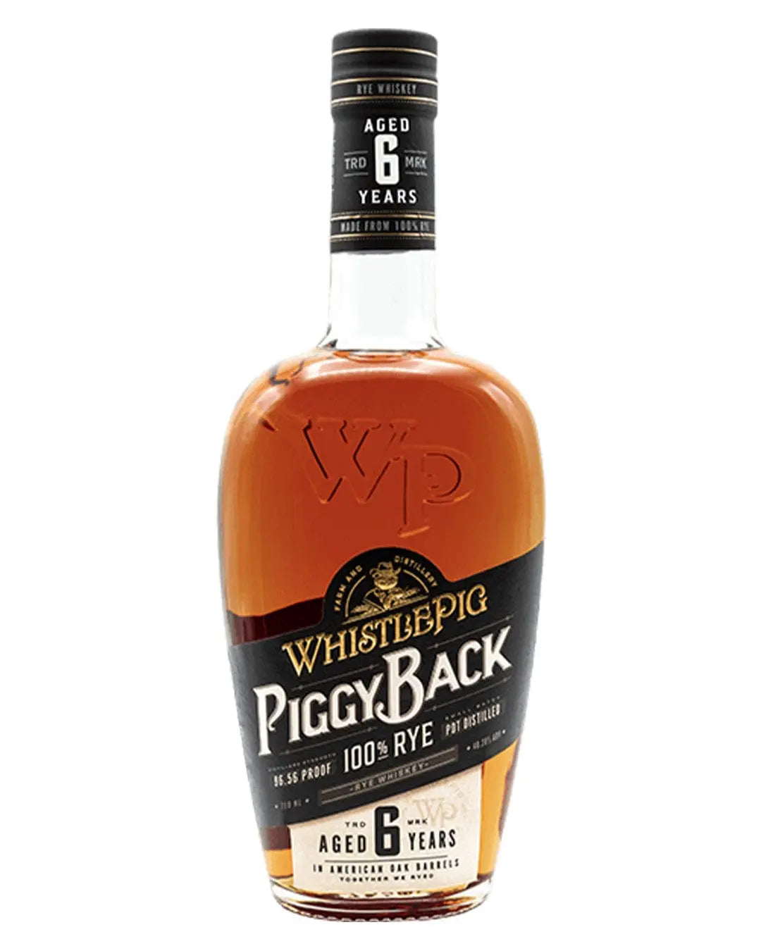 WhistlePig PiggyBack 100% Rye 6 Year Old Whiskey, 70 cl