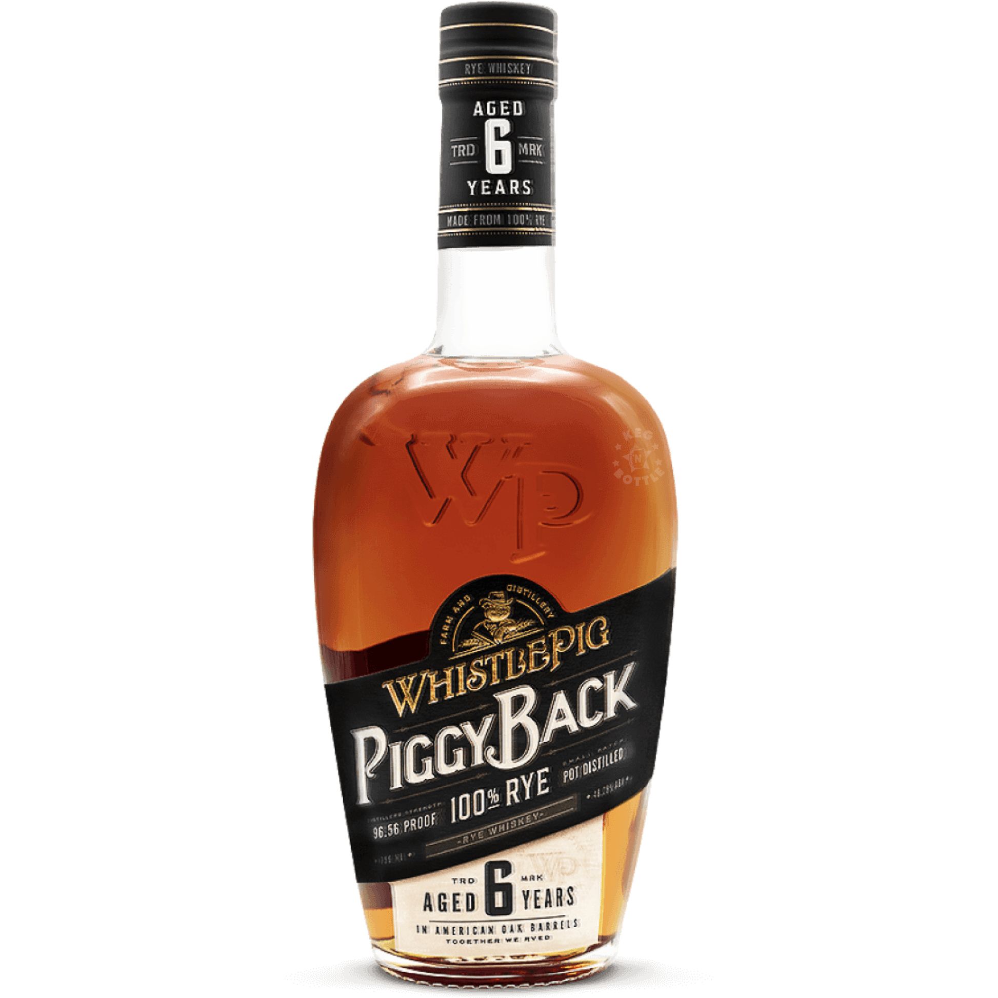 WhistlePig PiggyBack 6 Year Rye Whiskey (750 ml)