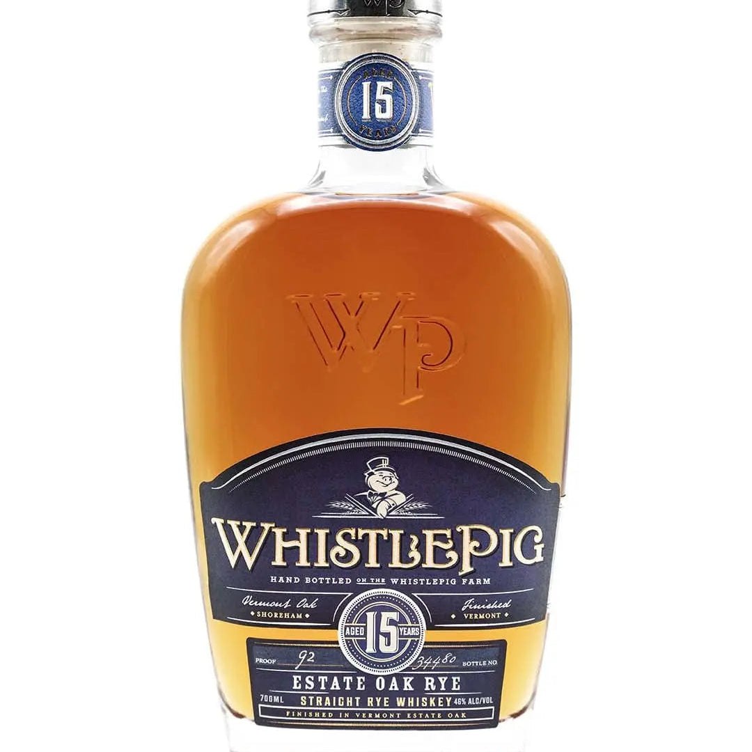 WhistlePig Rye Whiskey Vermont Oak 15 Year Old, 70 cl