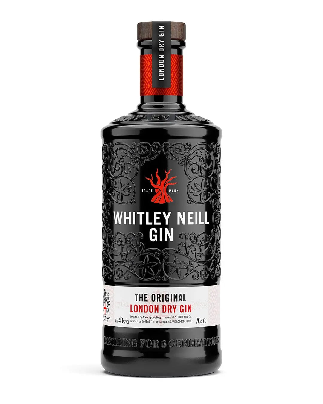 Whitley Neill Handcrafted Dry Gin, 70 cl