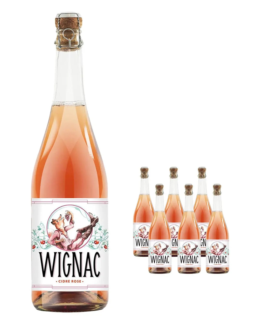 Wignac Cidre Rose, Le Goupil Case, 6 x 750 ml