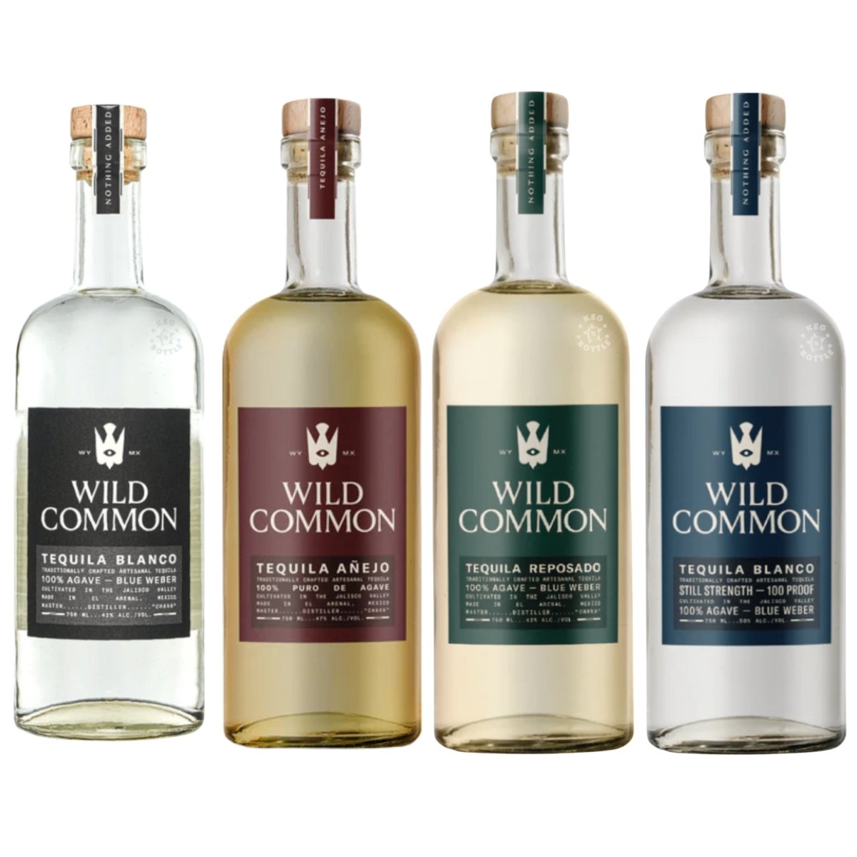 Wild Common Tequila Combo Pack (4 x 750 ml)