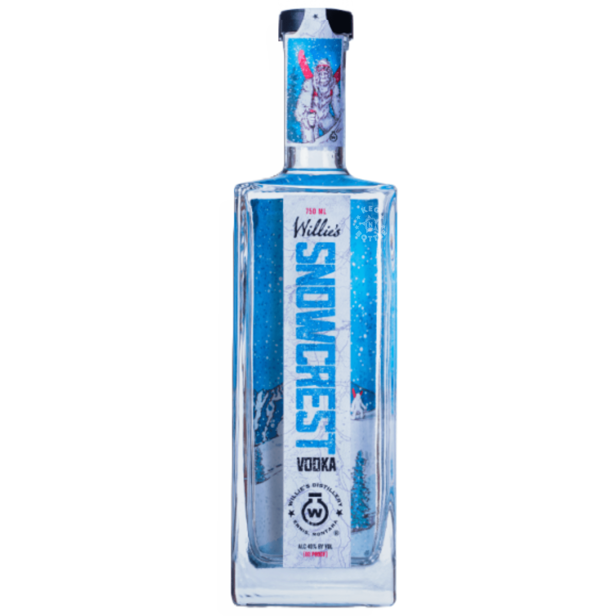 Willie's Distillery Snowcrest Vodka (750 ml)