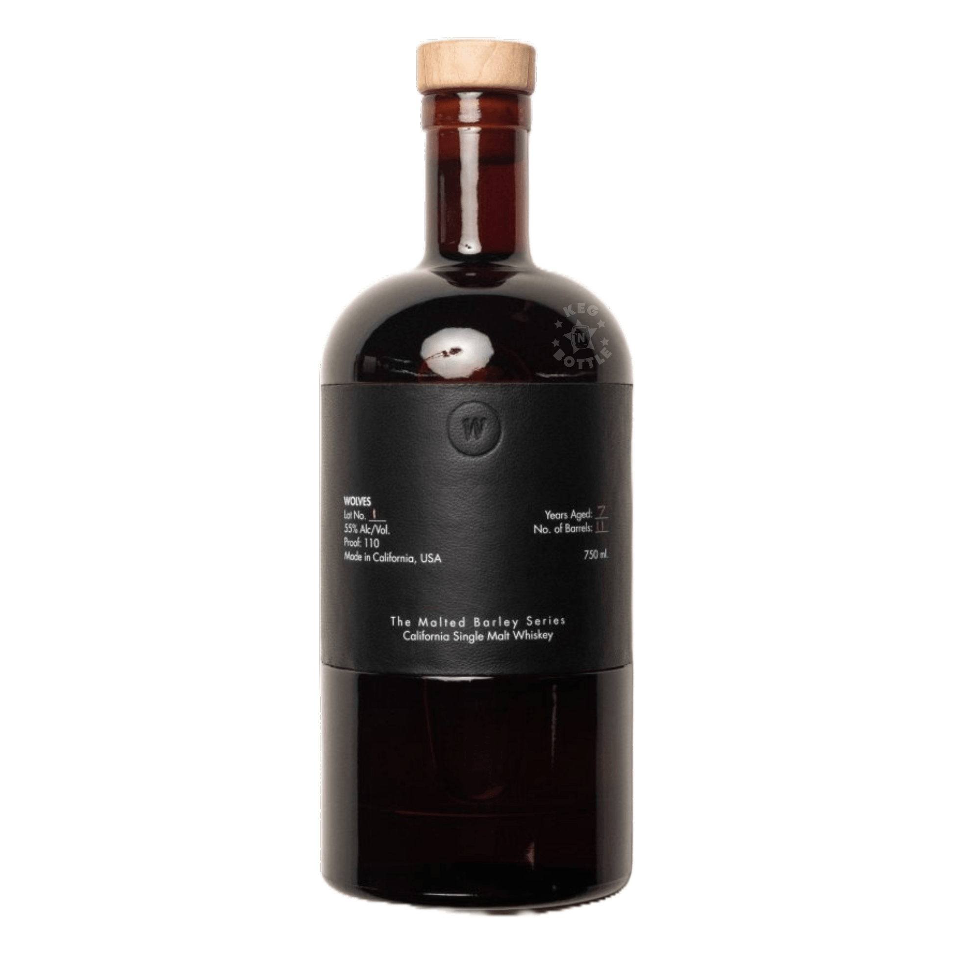 Wolves The Malted Barley Series Black Leather 7 Year Single Malt (750 ml)