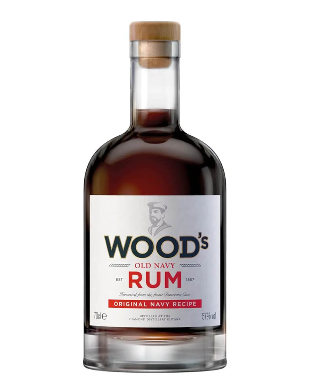 Wood's 100 Navy Rum, 70 cl