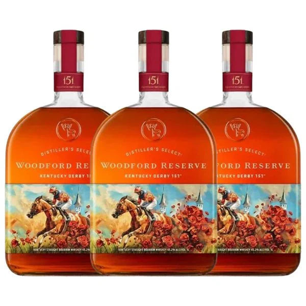 Woodford Reserve 151st  Kentucky Derby Bourbon Whiskey (3x1 L)