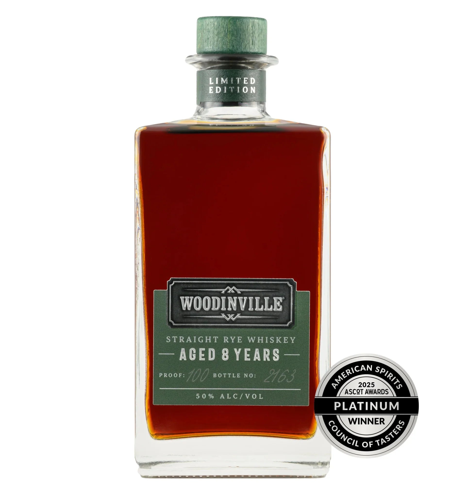 Woodinville 8 Year Limited Edition Rye Whiskey (750mL)