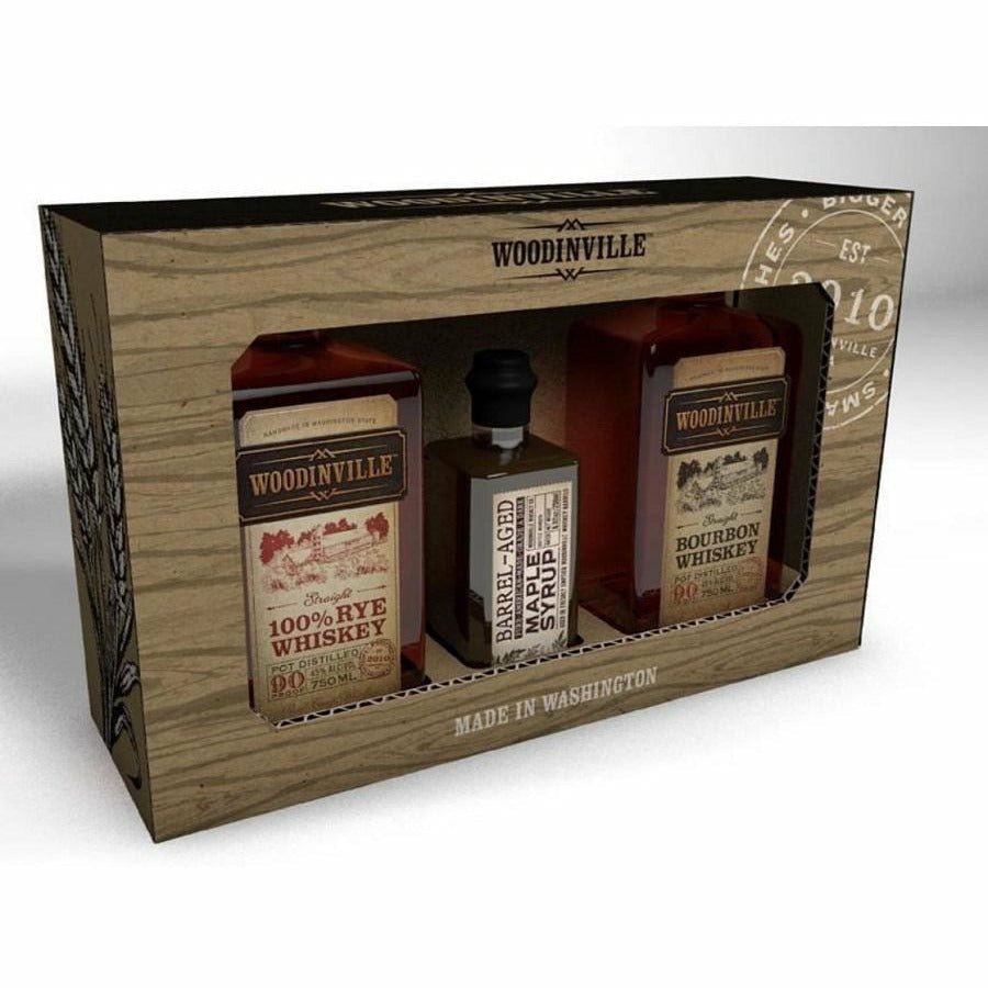 Woodinville Bourbon, Rye, and Maple Syrup Gift Set