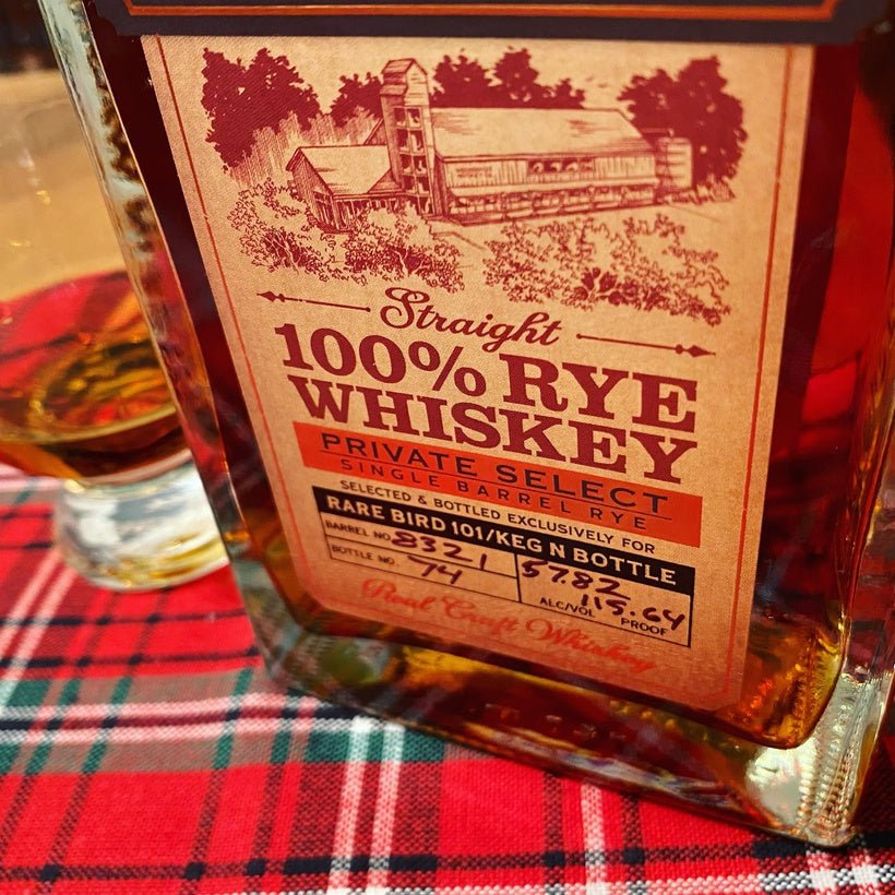 Woodinville Private Select Rye (Barrel# 8321) - Rare Bird 101 & Keg N Bottle Private Barrel Pick 750 ml