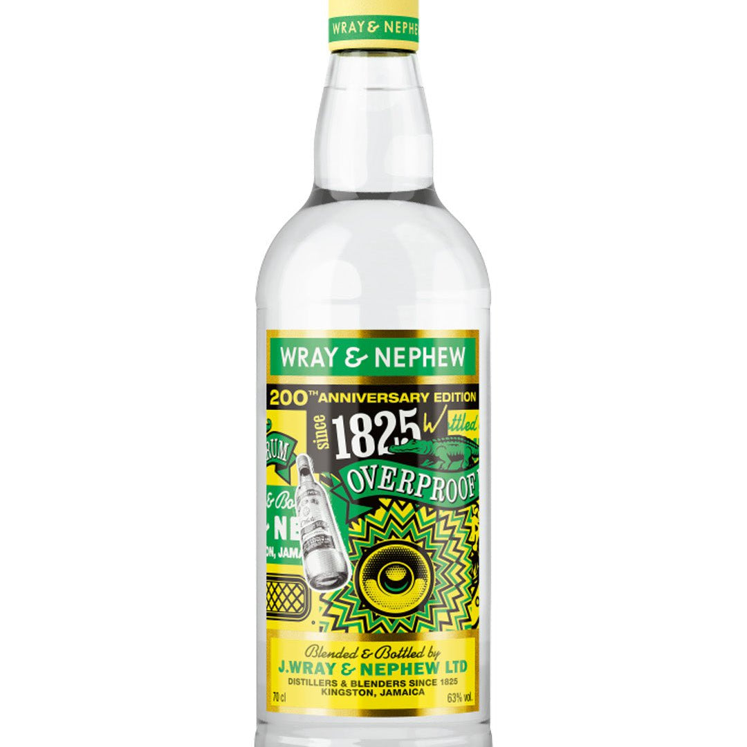 Wray & Nephew Limited Edition Bottle White Over Proof Rum, 70 cl