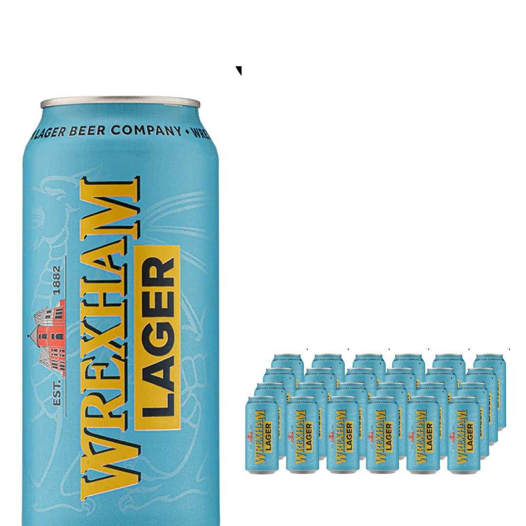 Wrexham Lager Beer Can Multipack, 24 x 440 ml