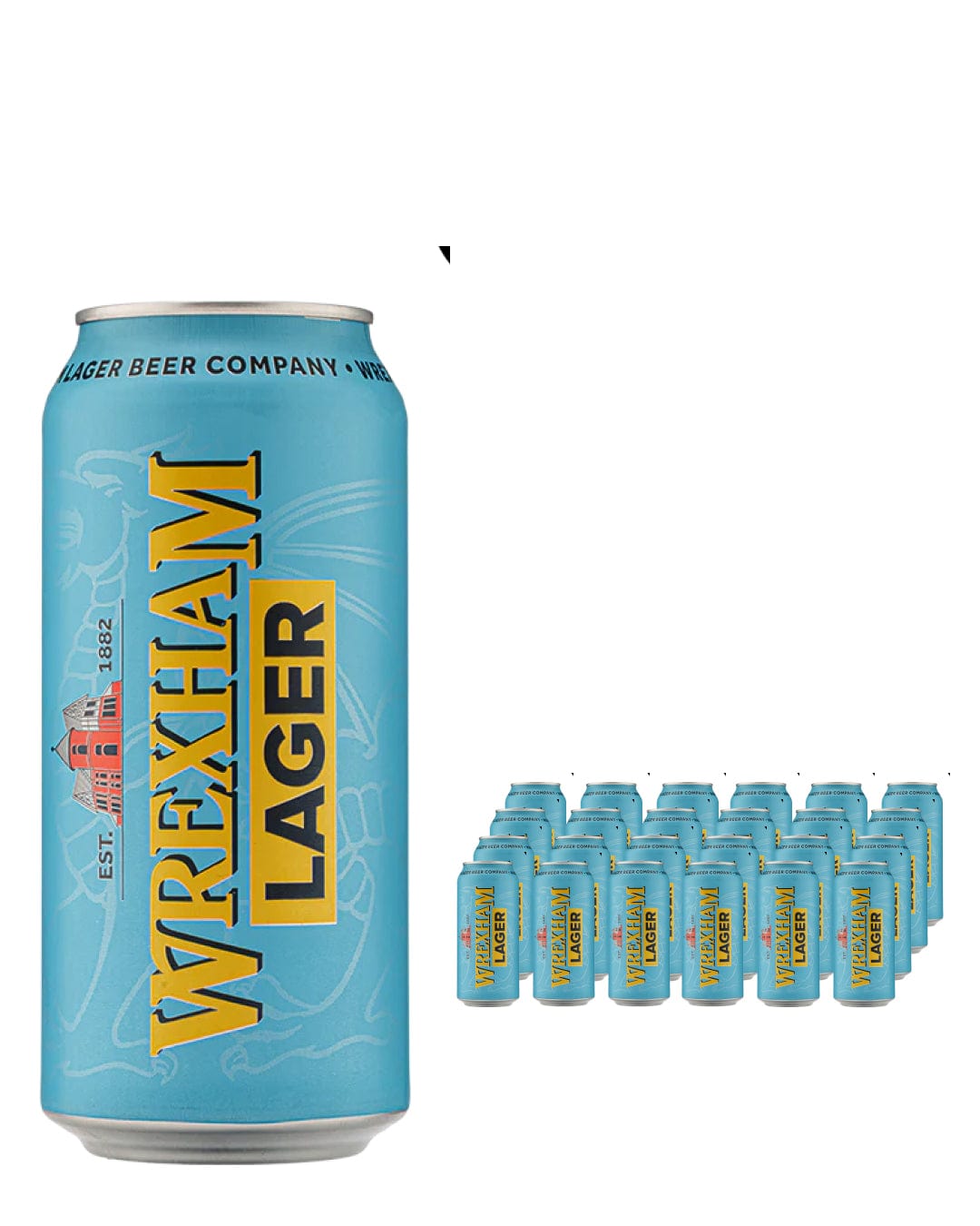 Wrexham Lager Beer Can Multipack, 24 x 440 ml