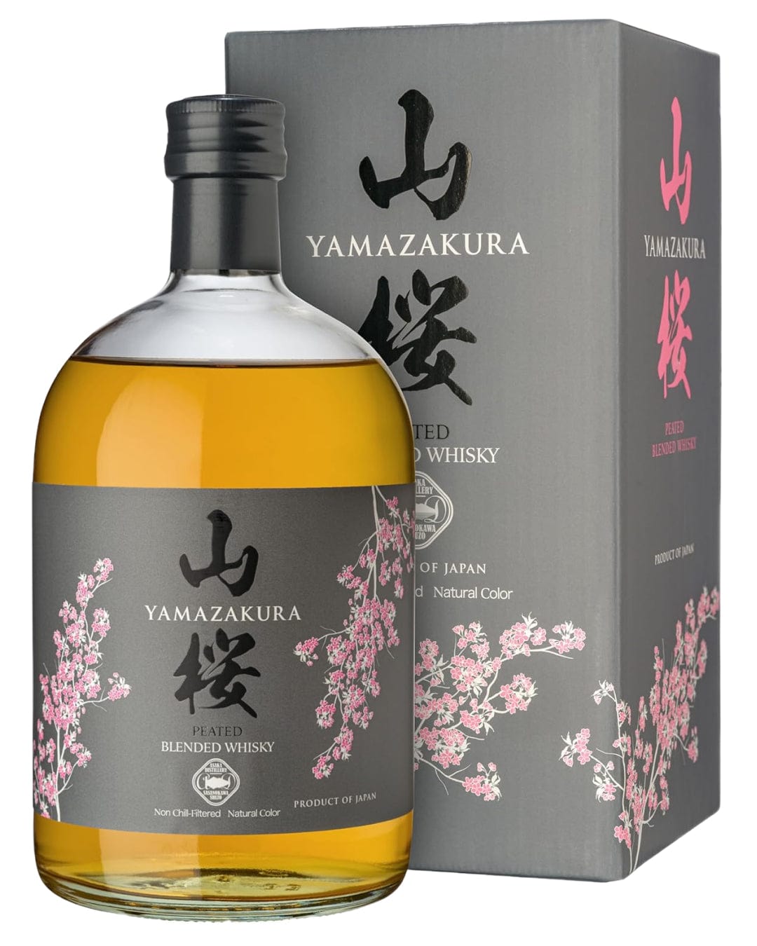 Yamazakura Japanese Peated Blended Whisky Giftbox, 70 cl