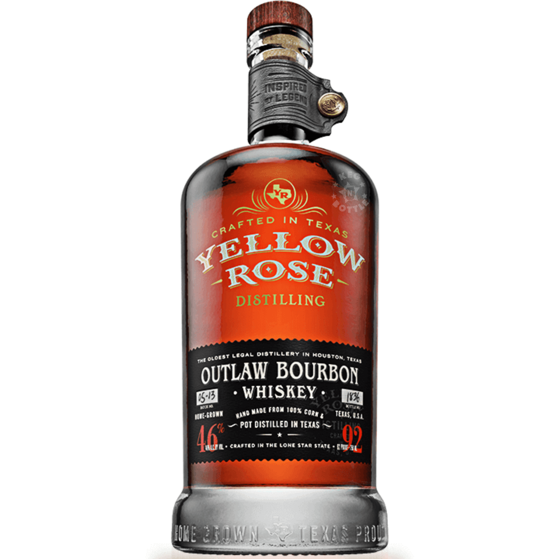 Yellow Rose Outlaw Bourbon Whiskey (750mL)