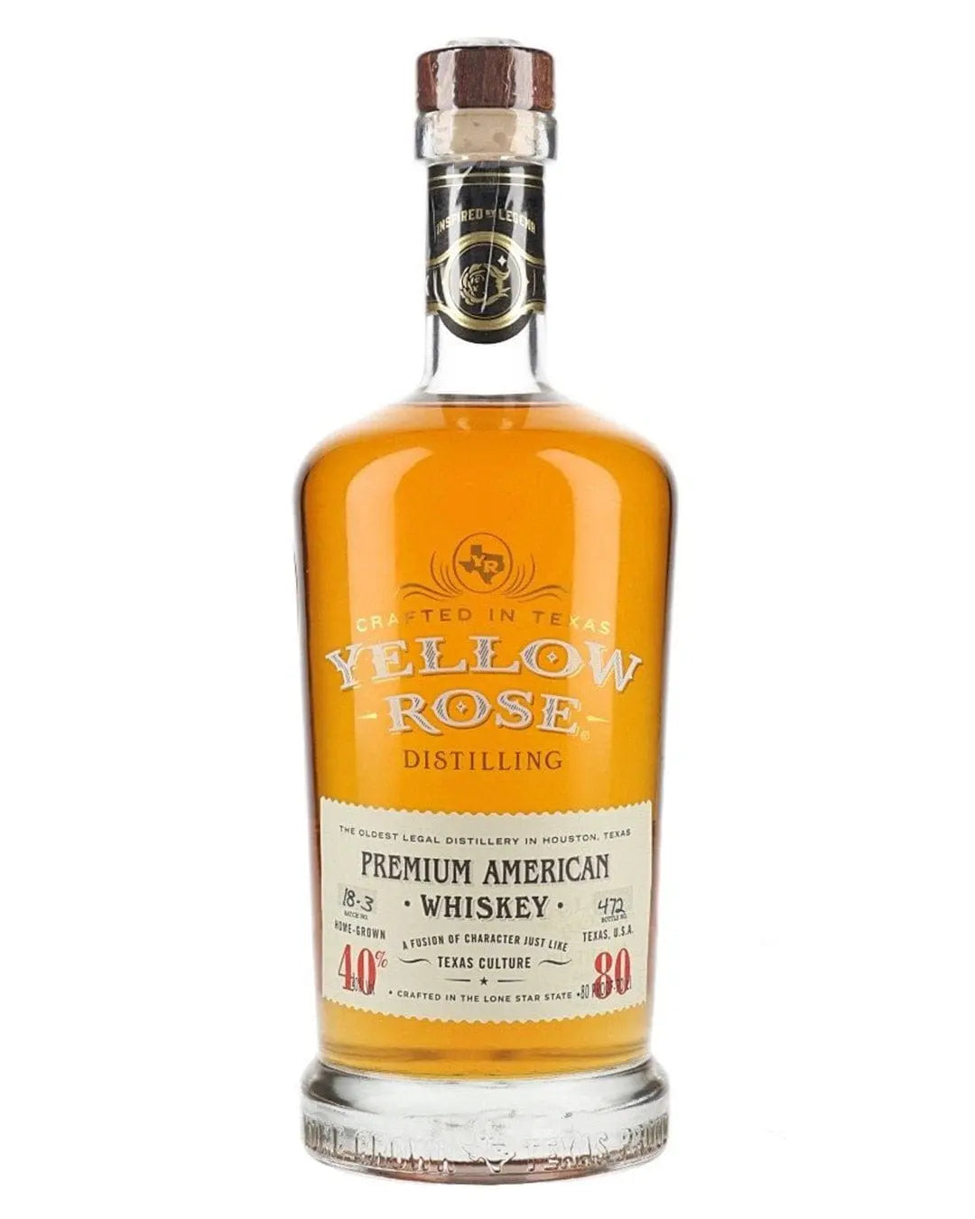 Yellow Rose Premium American Whiskey, 70 cl