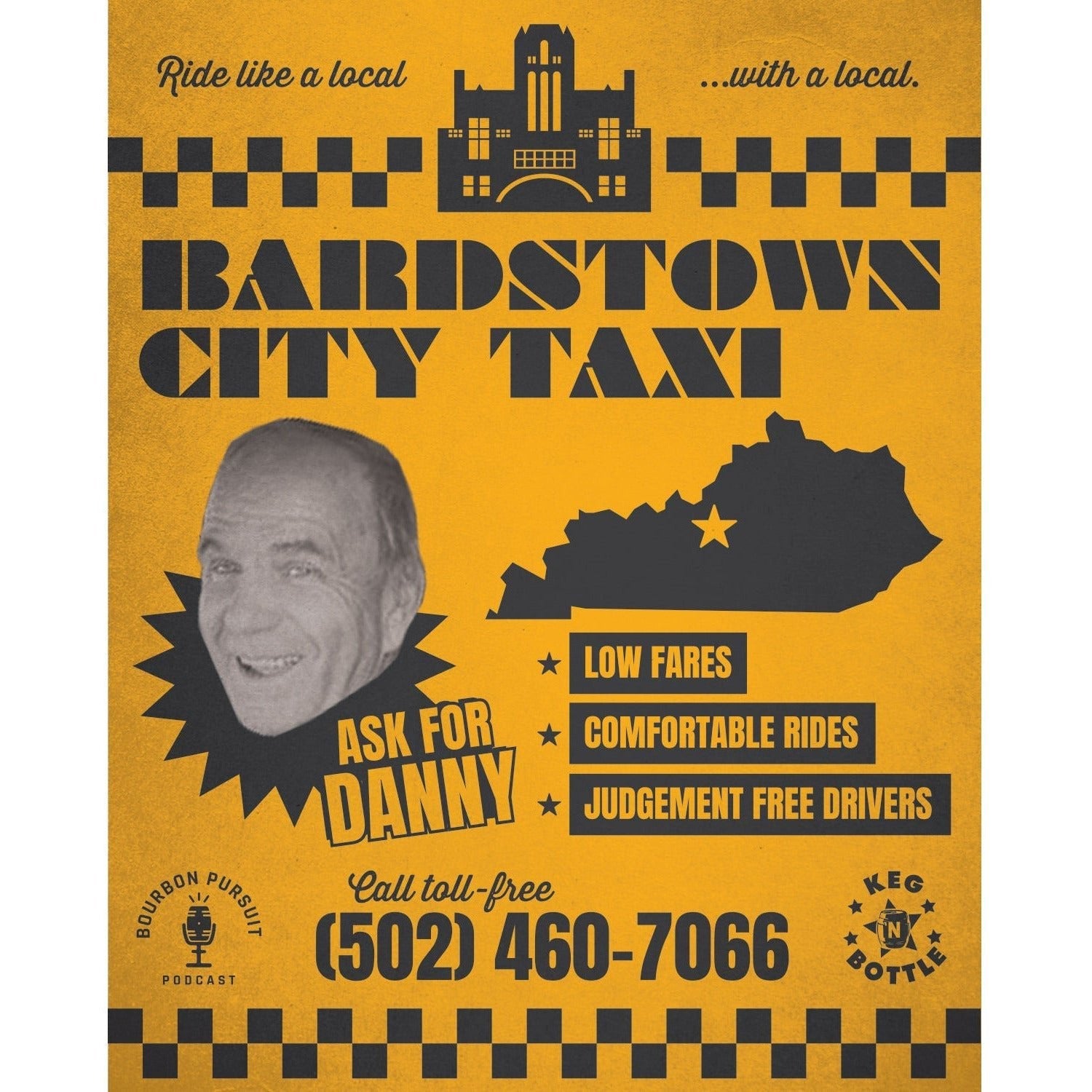 Yellowstone Single Barrel Bourbon (ASK FOR DANNY - Barrel #7849720) - Bourbon Pursuit & Keg N Bottle Barrel Pick 750 ml