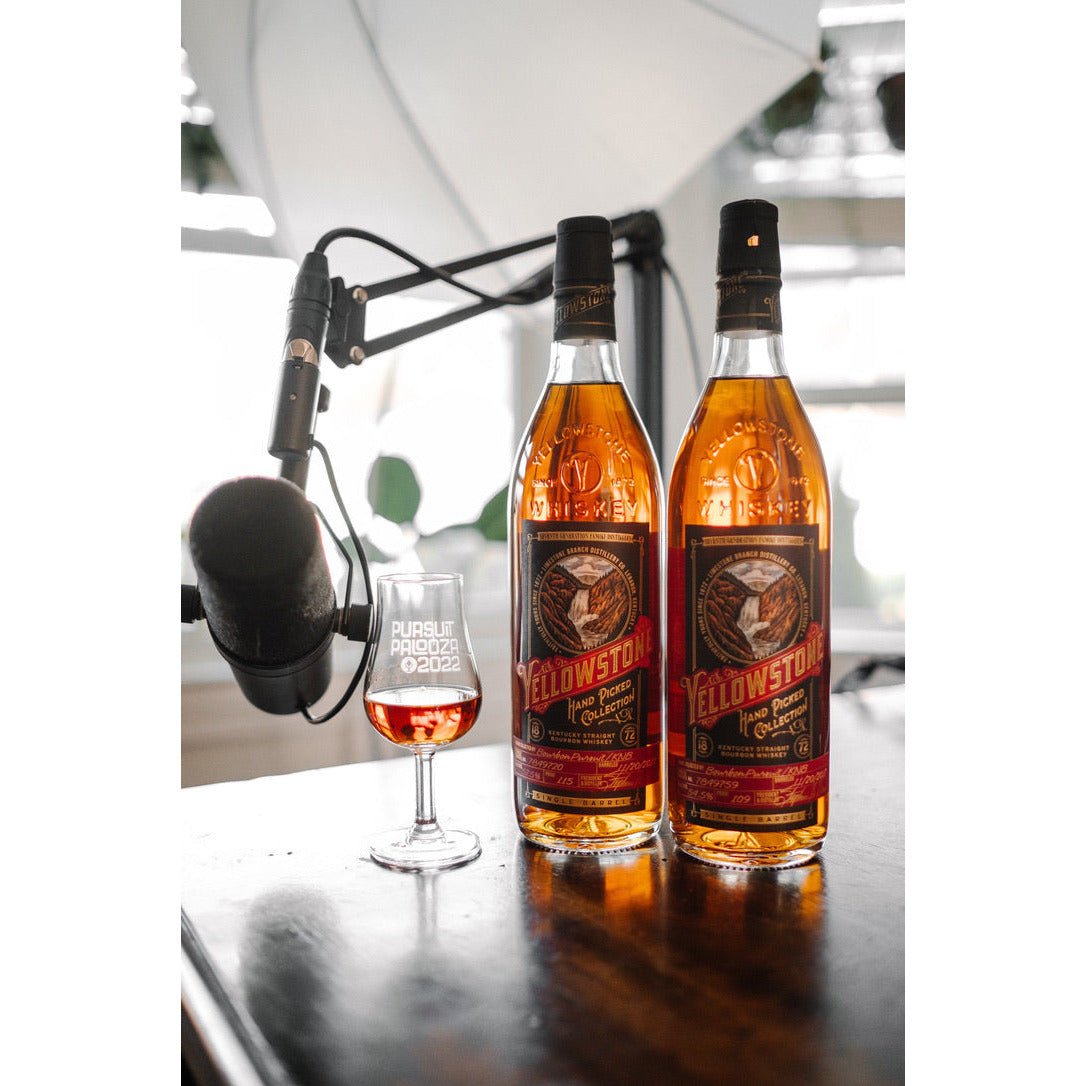 Yellowstone Single Barrel Bourbon (BACKSEAT TOOTERS - Barrel #7849759) - Bourbon Pursuit & Keg N Bottle Barrel Pick 750 ml