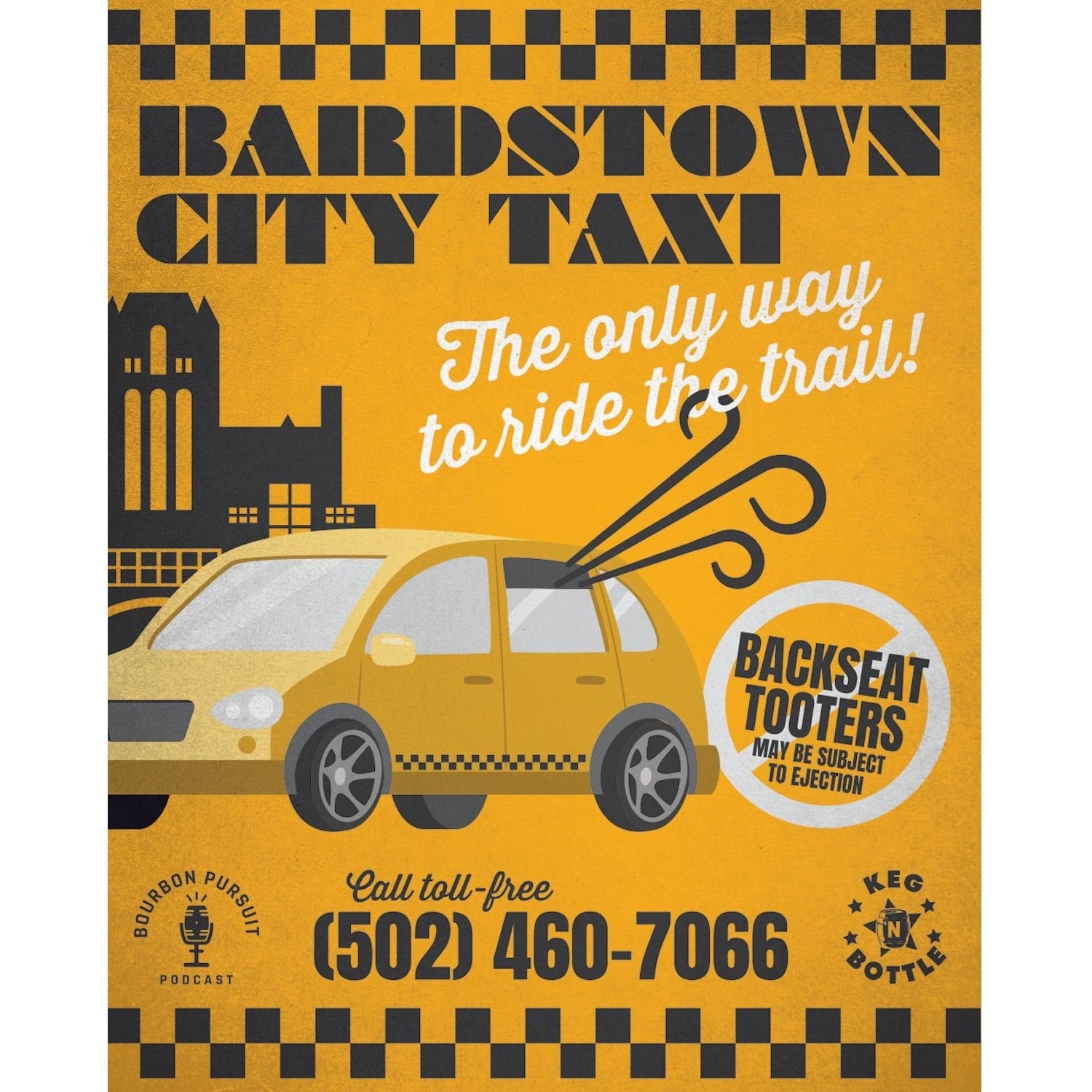 Yellowstone Single Barrel Bourbon (BACKSEAT TOOTERS - Barrel #7849759) - Bourbon Pursuit & Keg N Bottle Barrel Pick 750 ml