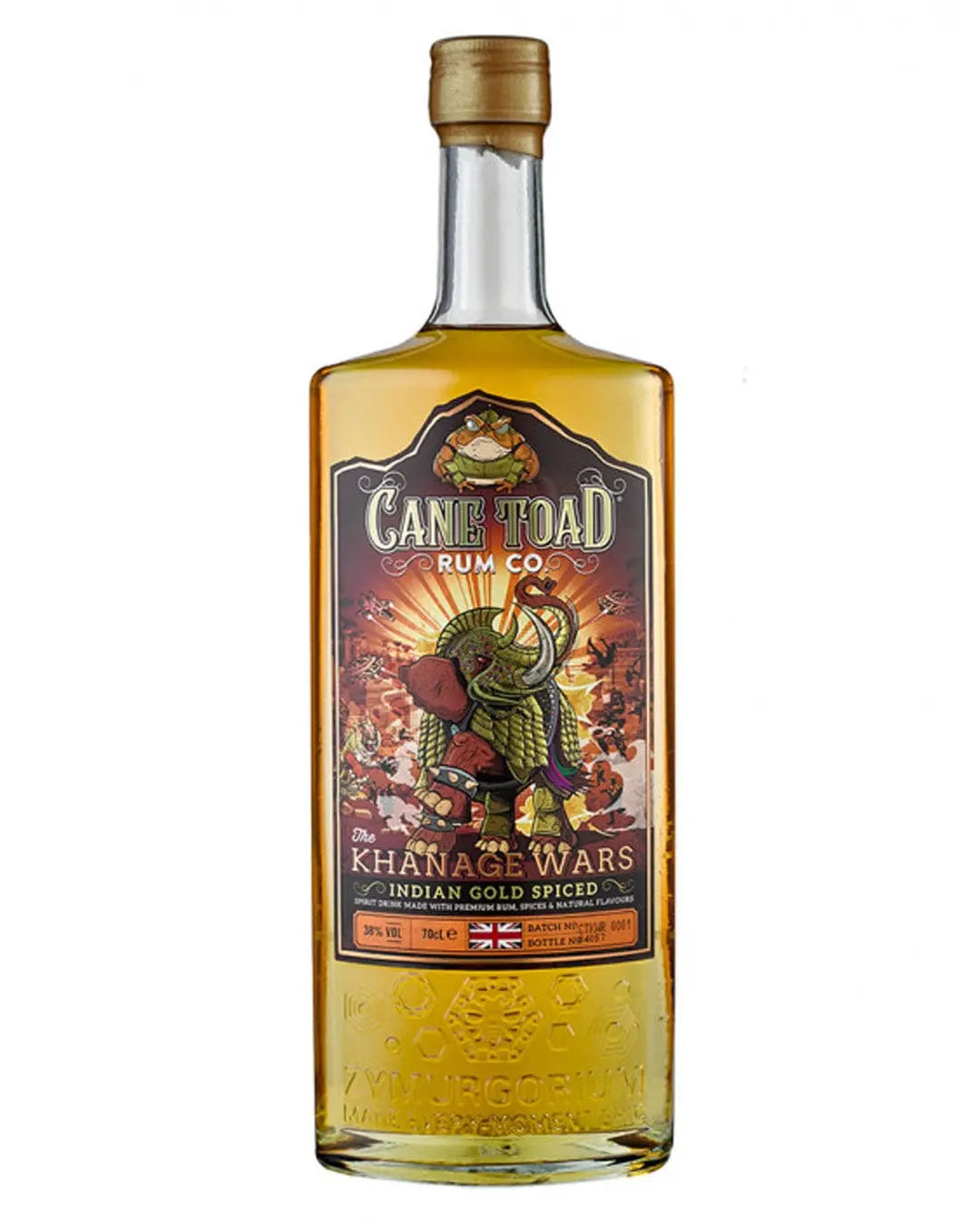 Zymurgorium Cane Toad The Khanage Wars Gold Spiced Rum, 70 cl
